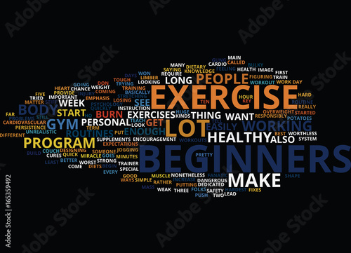 BEGINNERS GOLF Text Background Word Cloud Concept