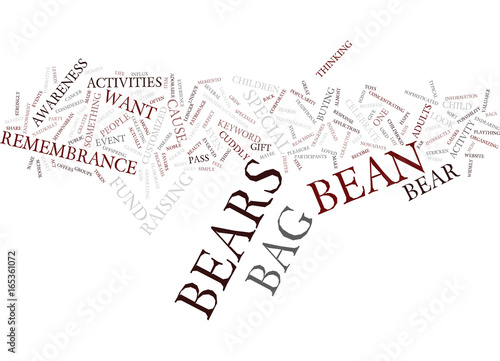 BEAN BAG BED FOR PETS Text Background Word Cloud Concept