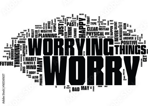 BE HAPPY Text Background Word Cloud Concept