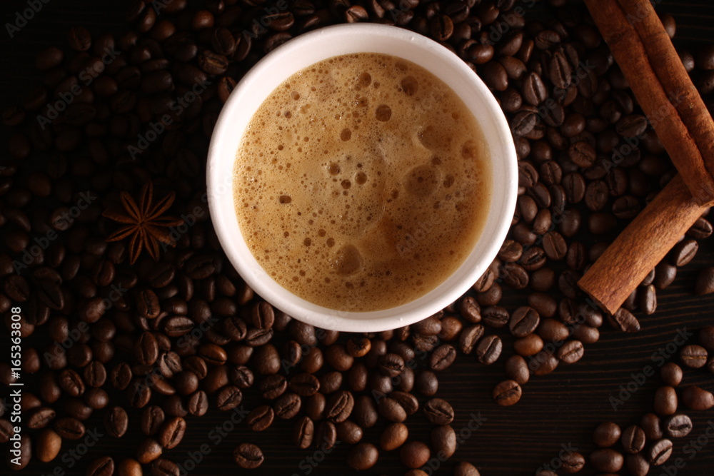 Fototapeta premium Disposable cup of coffee