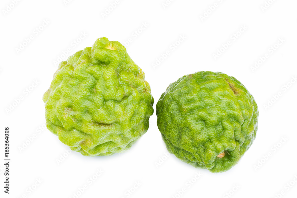Bergamot isolated on white background Bergamot isolated on white background
