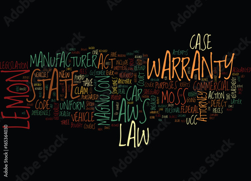 AUTO LEMON LAWS Text Background Word Cloud Concept