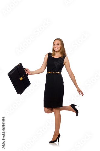Woman businesswoman concept isolated white background