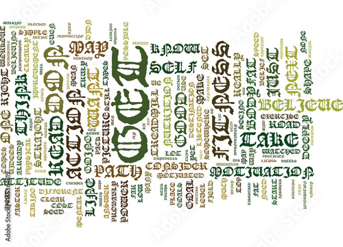 ATTITUDE THE FORGOTTEN POWER Text Background Word Cloud Concept