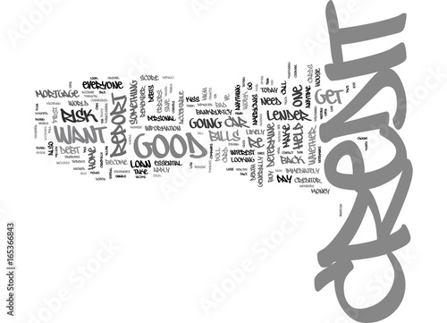 ARE YOU CREDIT WORTHY Text Background Word Cloud Concept