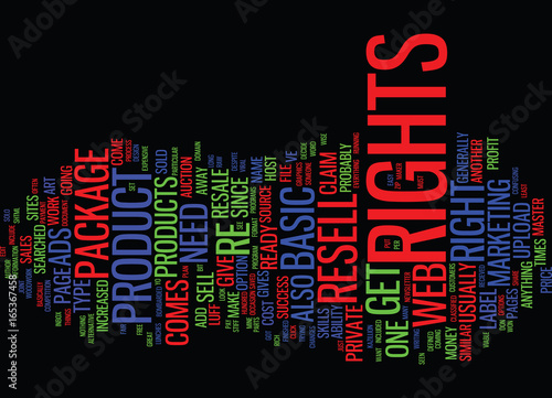 ARE PRODUCT RESELL RIGHTS A VIABLE MONEY MAKER Text Background Word Cloud Concept