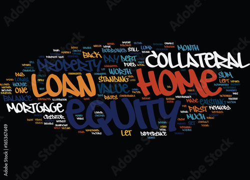 Z HOME EQUITY LOAN Text Background Word Cloud Concept