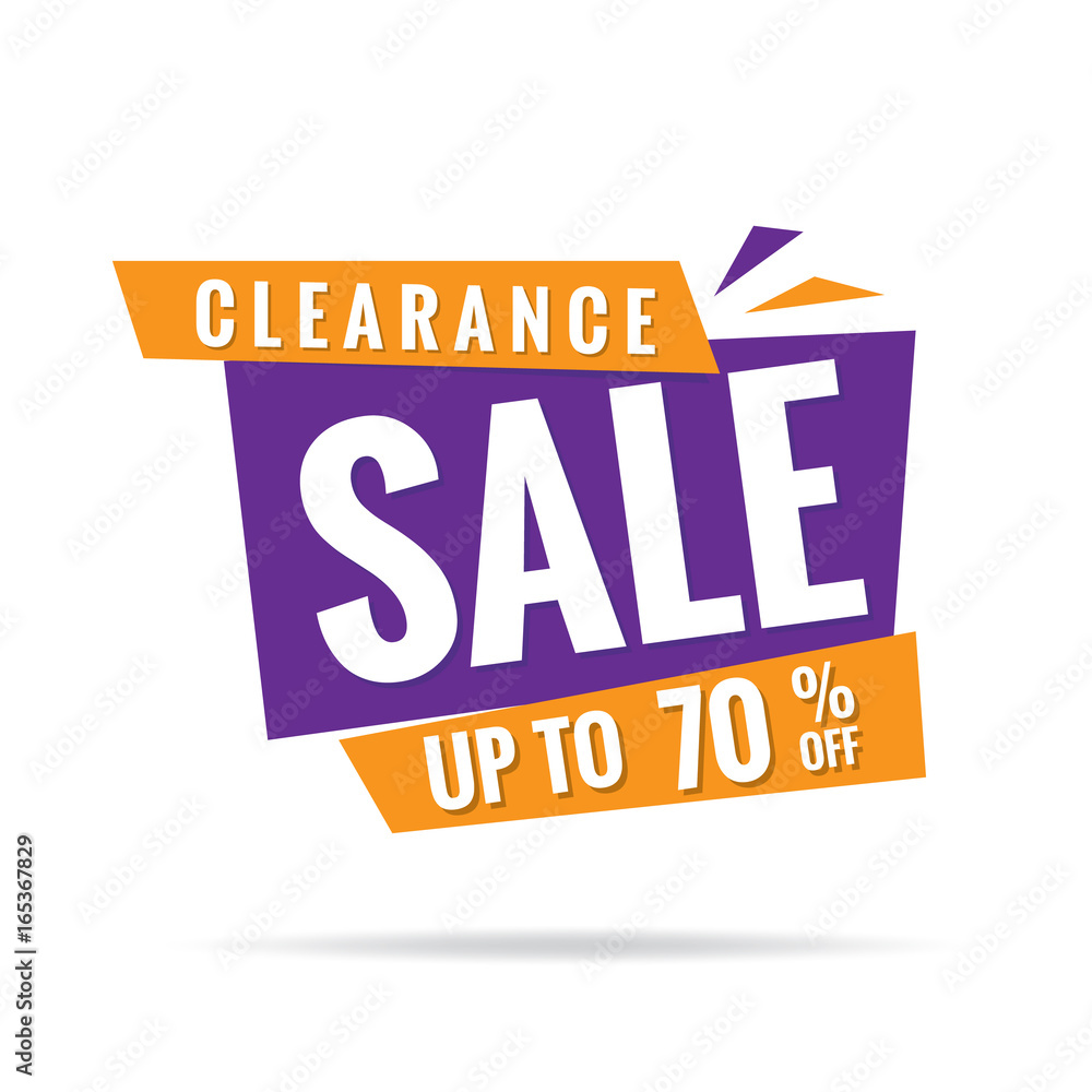 Vol. 3 Clearance Sale orange purple 70 percent heading design for banner or poster. Sale and Discounts Concept. Vector illustration. Vol. 3 Clearance Sale orange purple 70 percent heading design for banner or poster. Sale and Discounts Concept. Vector illustration.