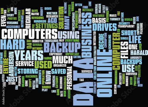 YOUR DATA IS YOUR LIFE Text Background Word Cloud Concept