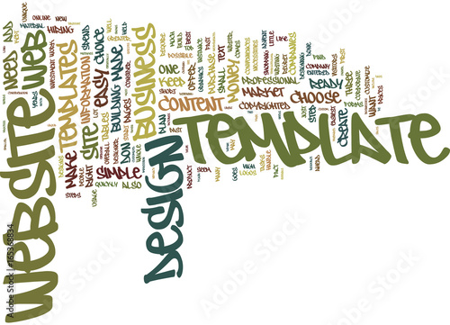 YOU RE DONE WEBSITE DESIGN MADE EASY Text Background Word Cloud Concept