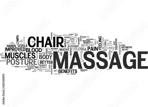 YOU LL NEVER GUESS WHAT A MASSAGE CHAIR RECLINER CAN DO FOR YOU Text Background Word Cloud Concept