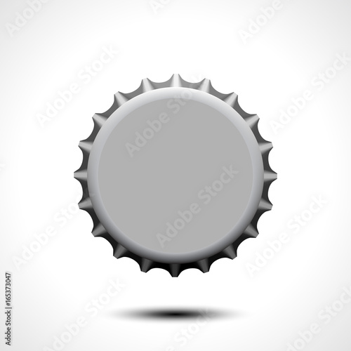 Bottle cap. Vector illustration