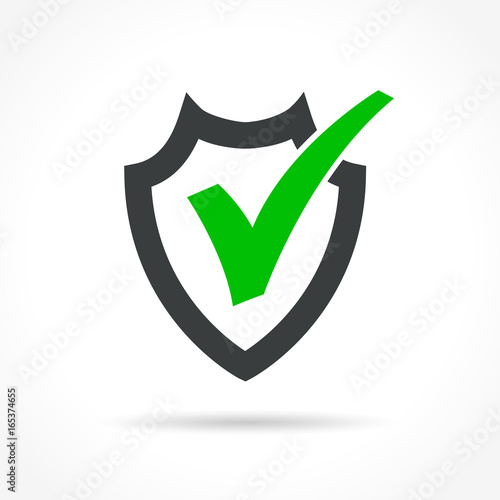 shield icon on white background