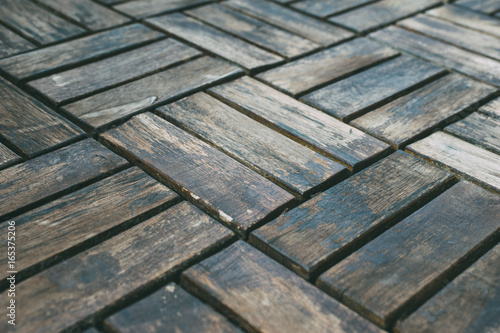 Closeup on old floor. Wooden background