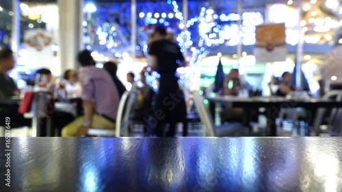 restaurant dinner time lapse shot