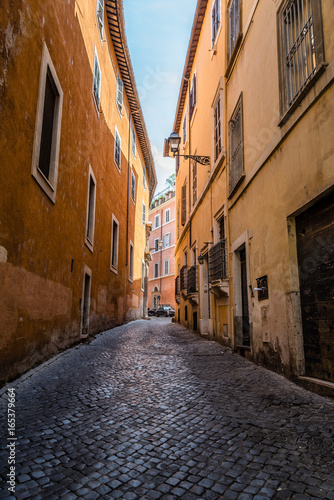 Street in historical centre of Rome