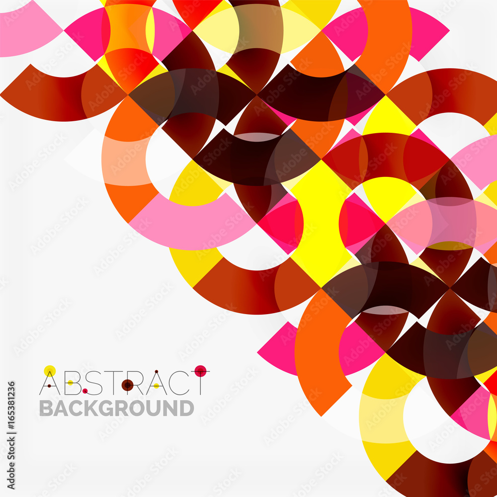 Colorful rings on grey background, modern geometric pattern design Colorful rings on grey background, modern geometric pattern design