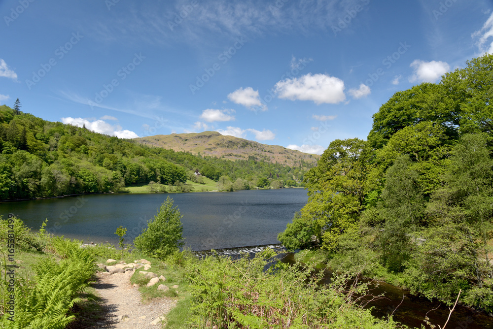 Shore of Grasmere, English Lake District Shore of Grasmere, English Lake District