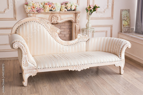 Photography sofa in interior