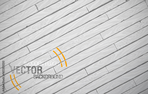 Wooden plank flooring with parquet boards in retro rustic loft style