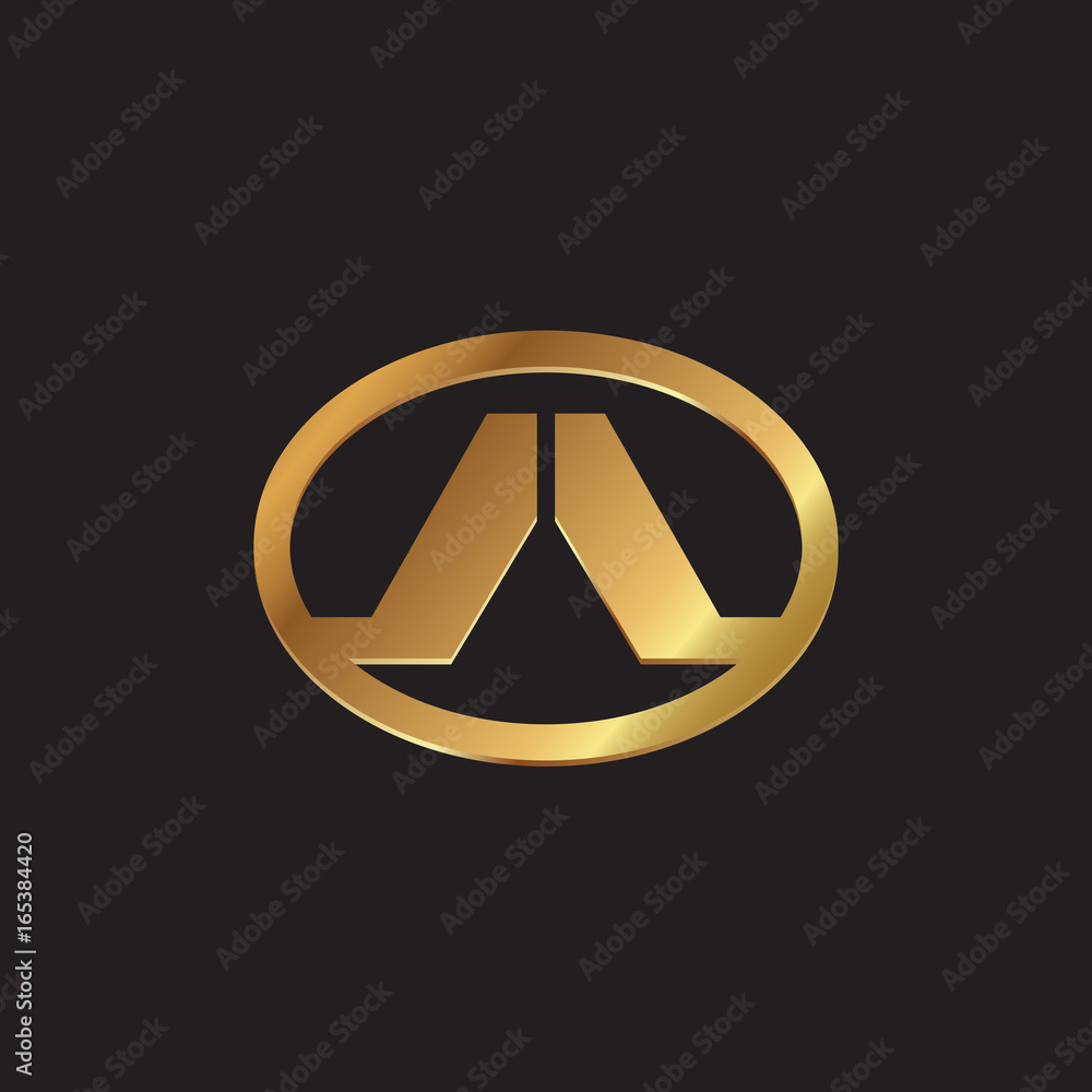 letter A emblem logo design concept template letter A emblem logo design concept template
