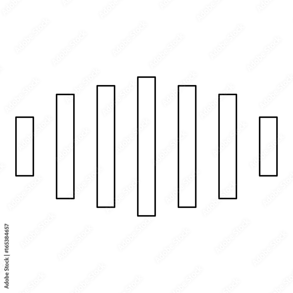 Digital signal black color path icon .