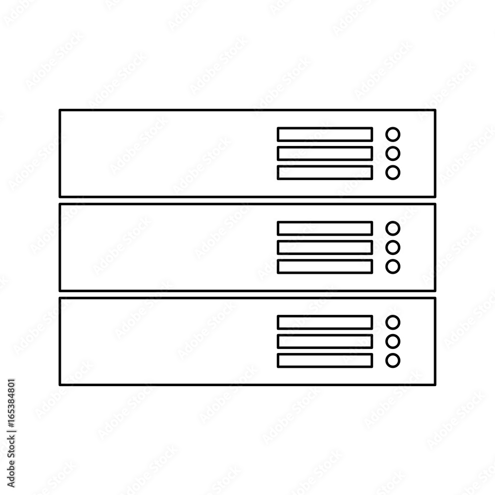Server black color path icon . Server black color path icon .
