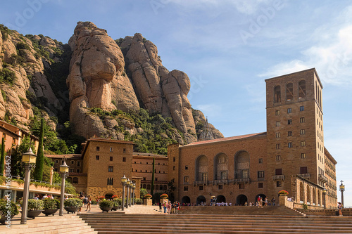 Santa Maria de Montserrat monastery, in Catalonia