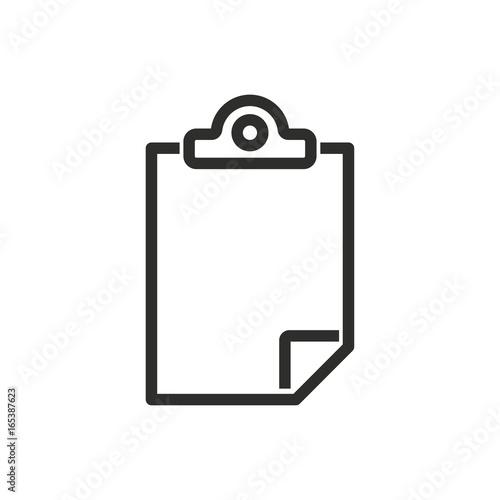 Clipboard vector icon.