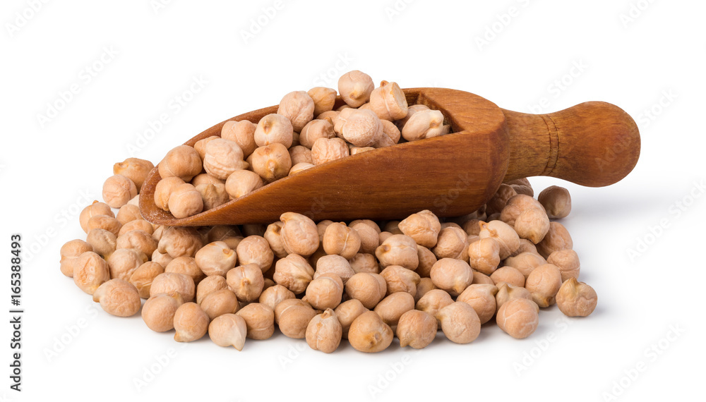 chick pea isolated on a white background chick pea isolated on a white background