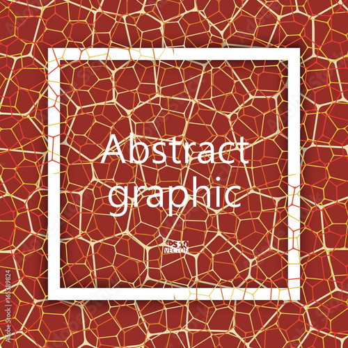 Geometric abstract background with connected line and dots. Structure molecule and communication. Scientific concept for your design. Medical, technology, science background. Eps10 Vector illustration