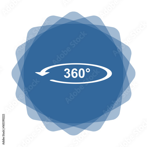 App Icon blau 360°