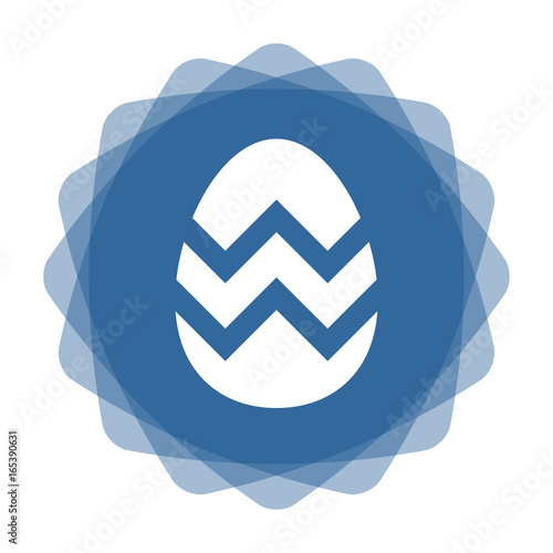 App Icon blau Osterei