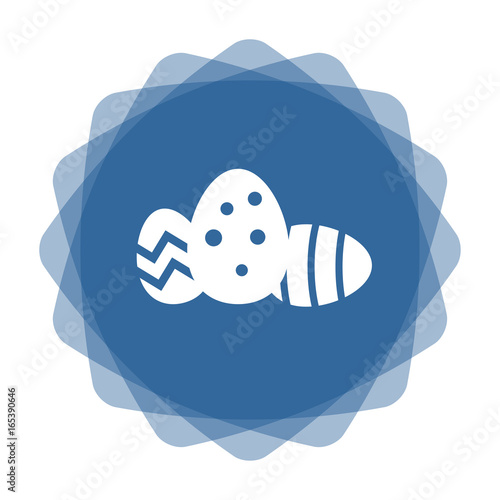 App Icon blau Ostereier