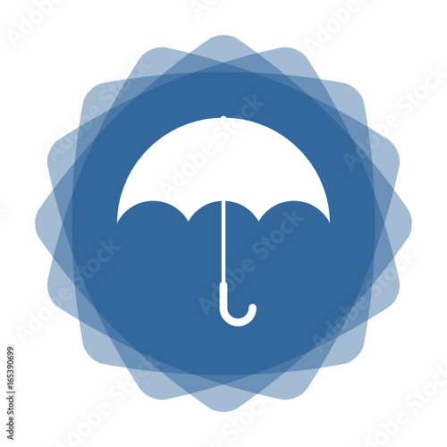 App Icon blau Regenschirm