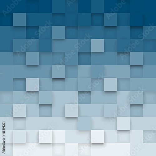 Geometric background with 3d cubes