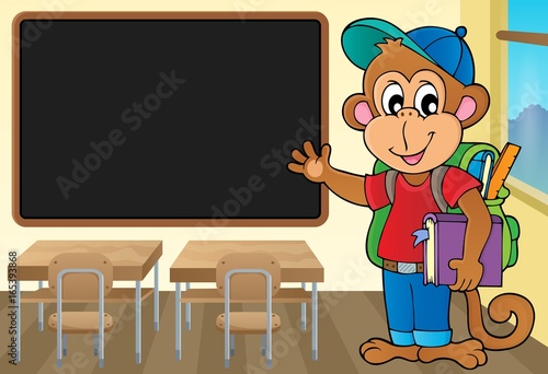 School monkey theme image 2