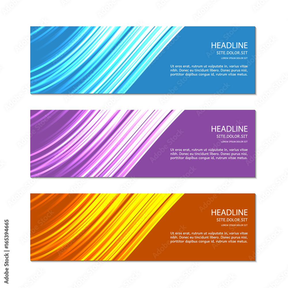 Fototapeta premium Banner template. Vector.