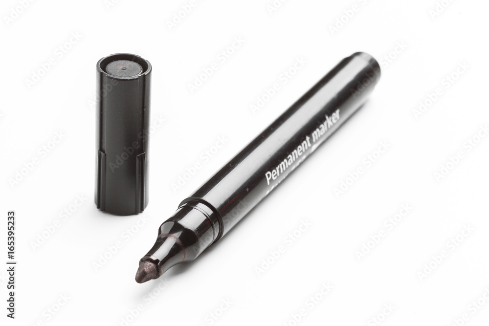 Fototapeta premium Colorful stationery on a white background