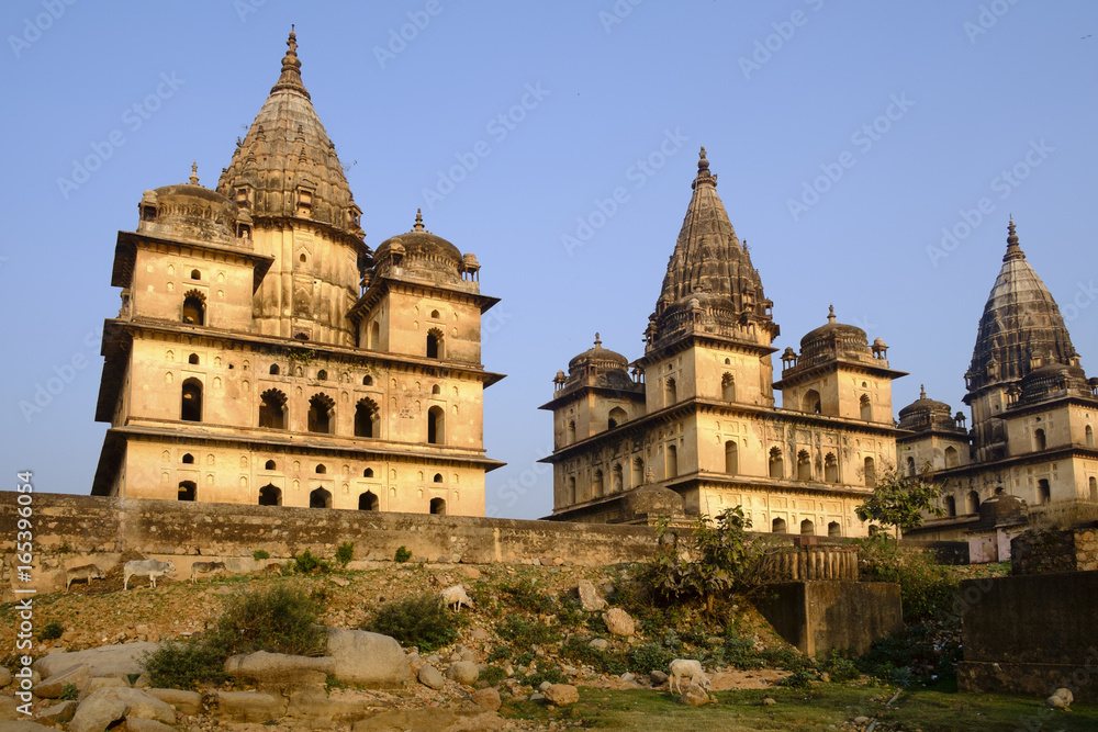 Cenotaphs to Orchha’s rulers