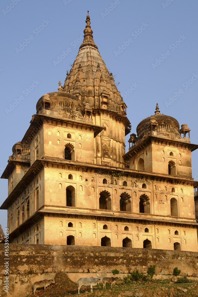 Cenotaphs to Orchha’s rulers