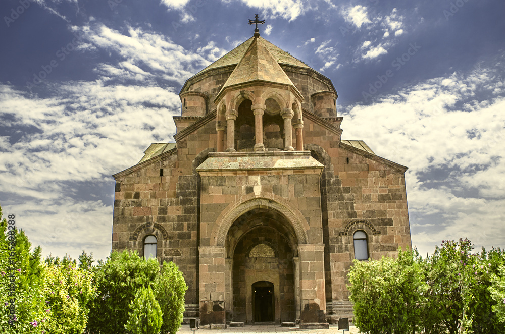 Facade of the Church  built in the seventh century at honor Great Martyr Hripsime
