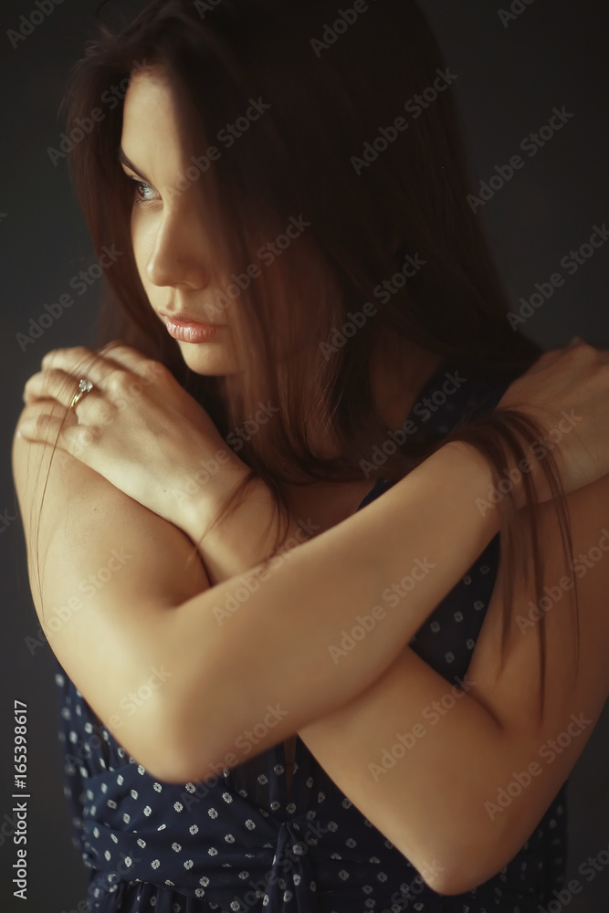 Girl home portrait young adult beautiful Girl home portrait young adult beautiful