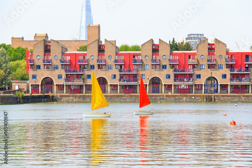 Shadwell Basin in London, providing outdoor space for summer activities