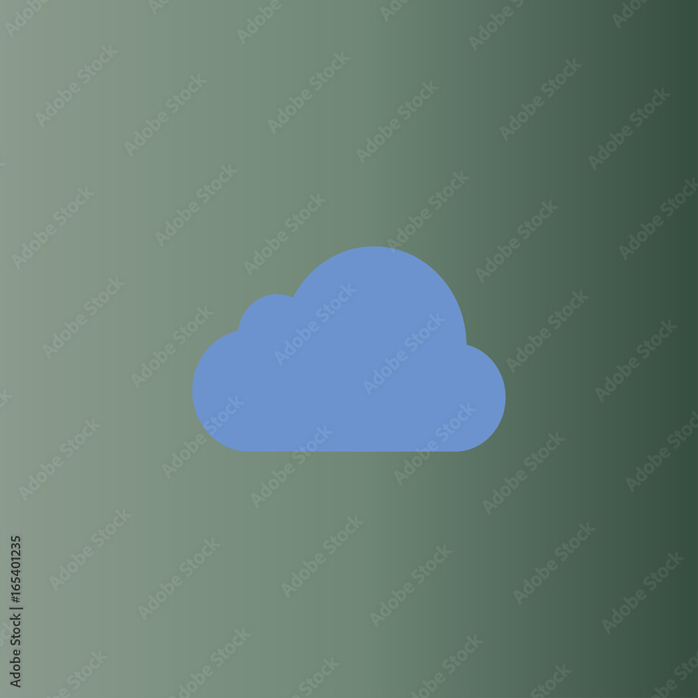 Cloud icon. flat design Cloud icon. flat design