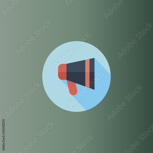 loudspeaker icon. flat design Free Download loudspeaker icon. flat design - GFXLoad