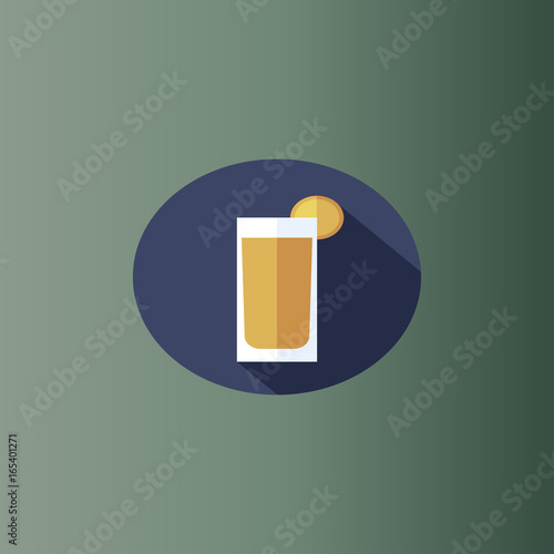 Tequila icon. flat design