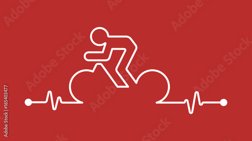 bicycling makes your Heart stronger and cardiology healthier