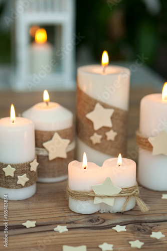 Beautiful Candles in home