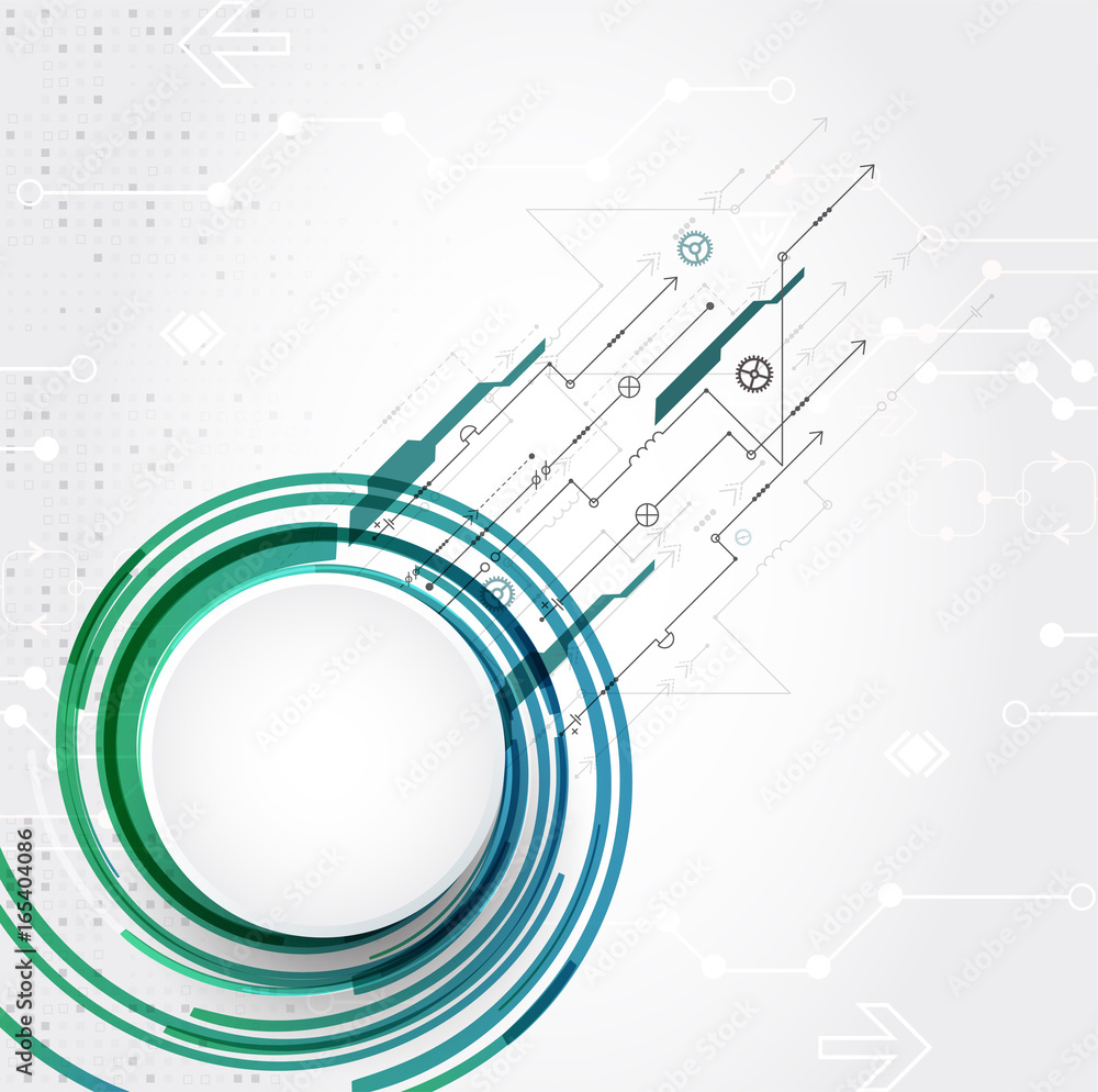 Obraz premium Abstract technological background.